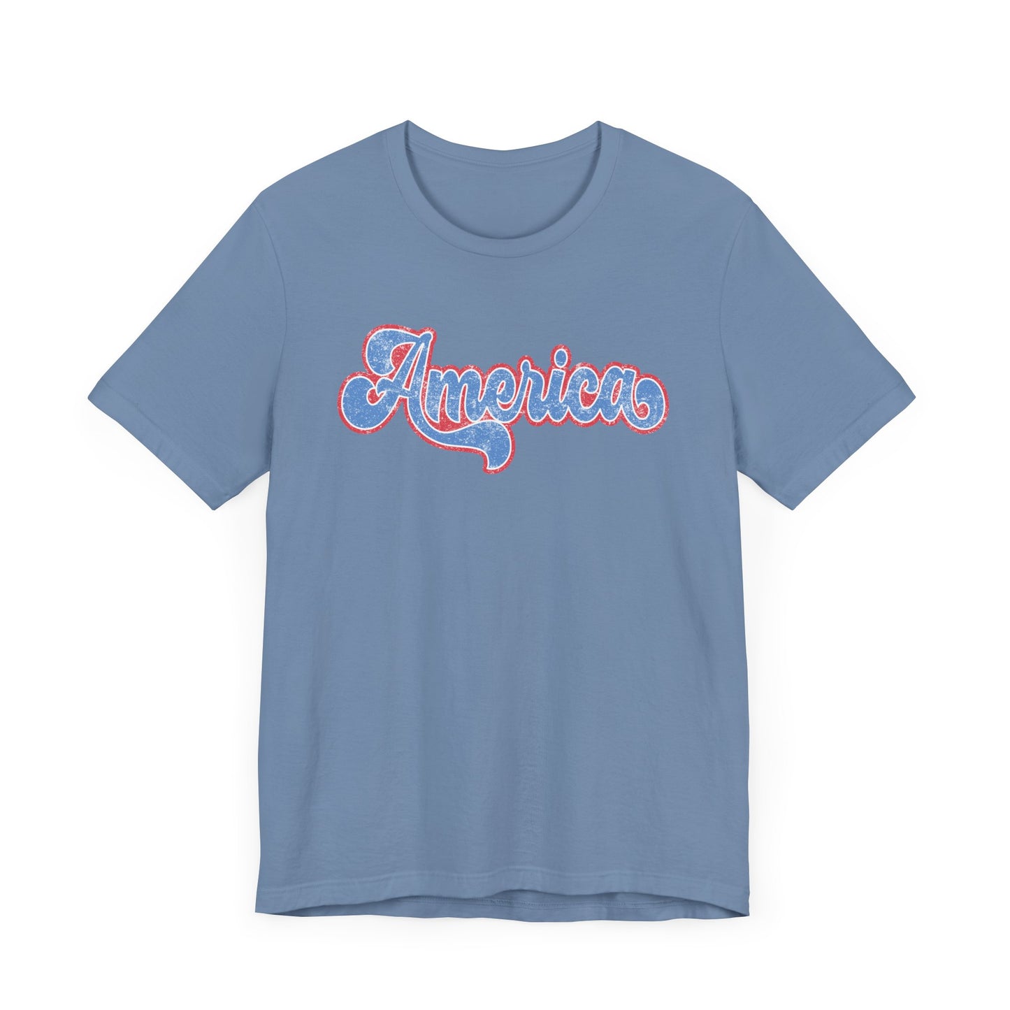 Distressed America T Shirt