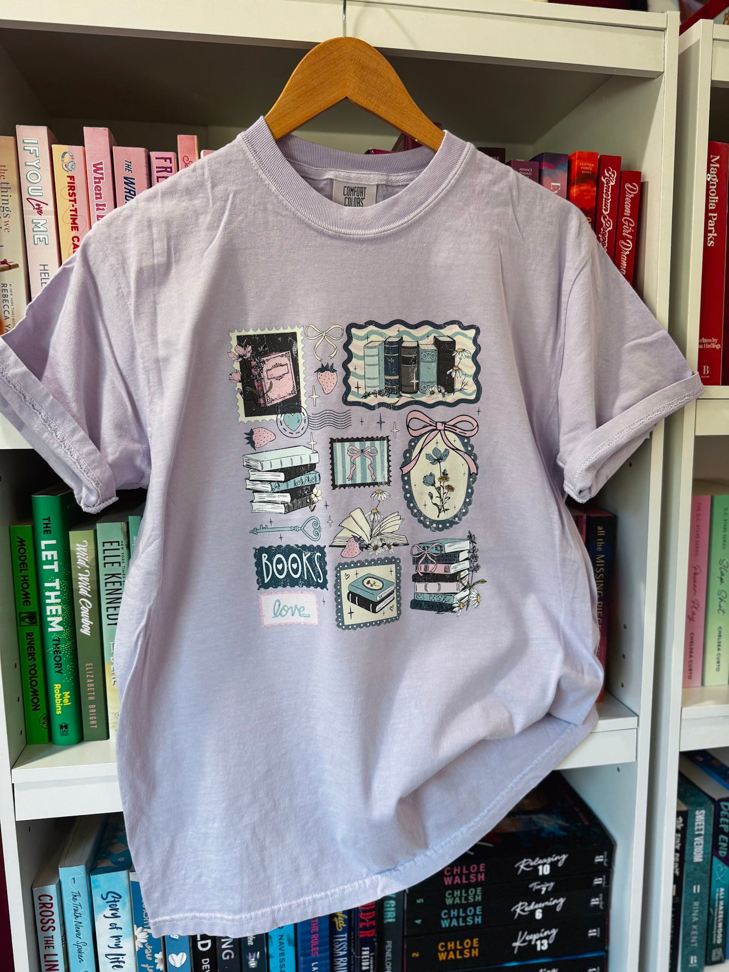 Book Lover Postage T Shirt *ONLINE EXCLUSIVE*