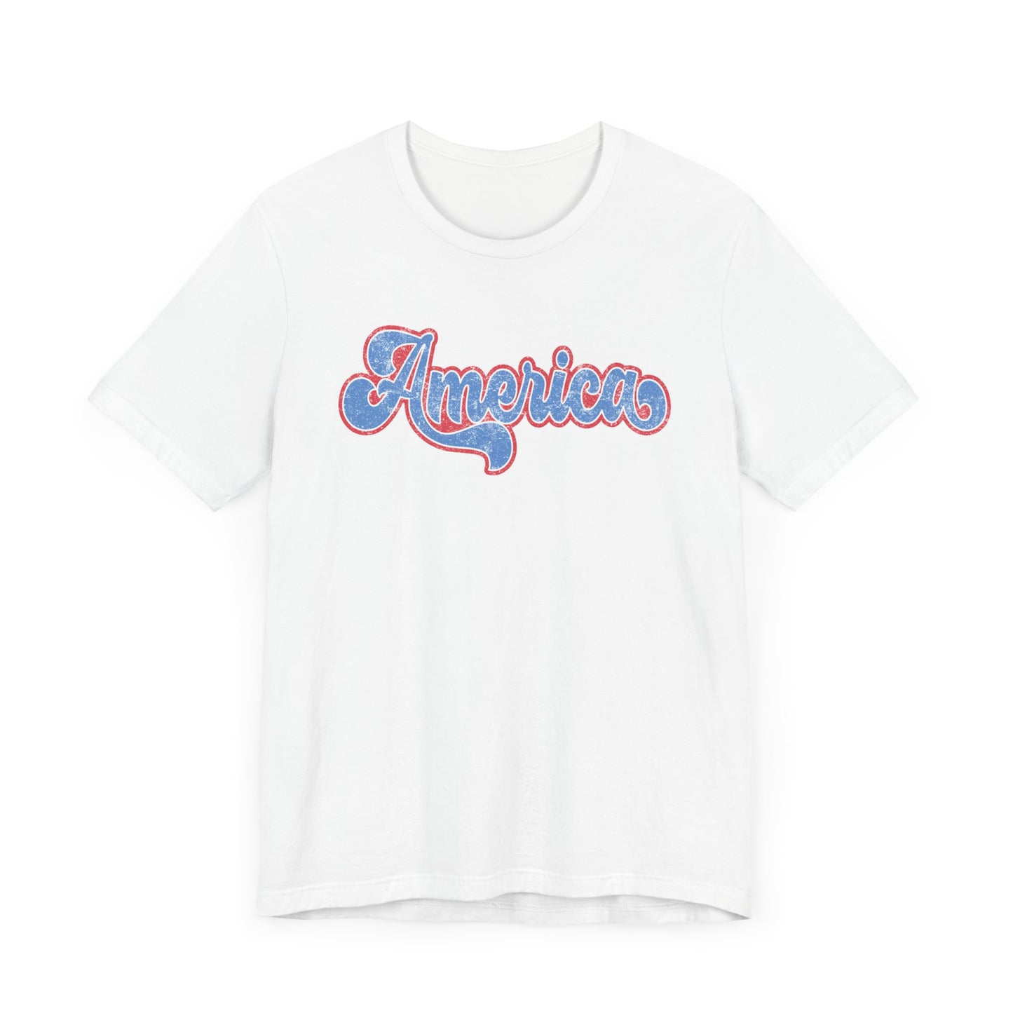 Distressed America T Shirt