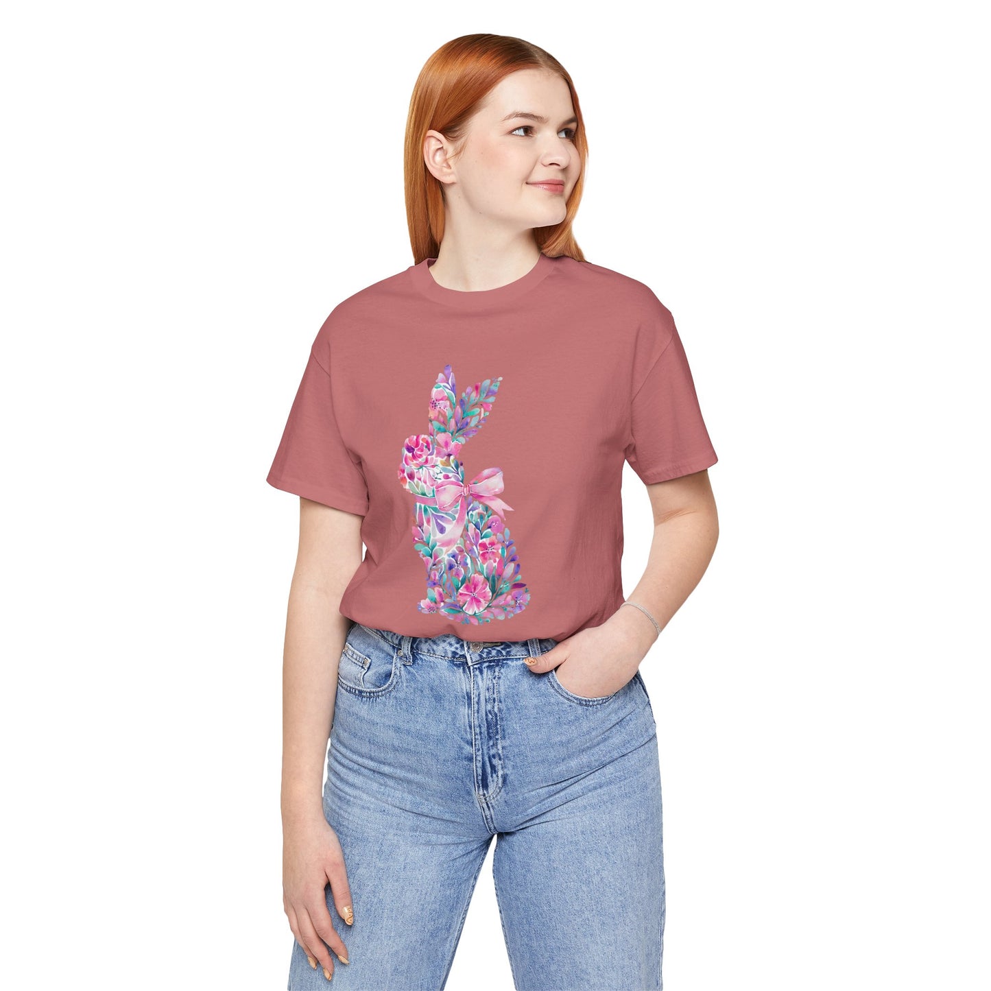 Watercolor Bunny T Shirt