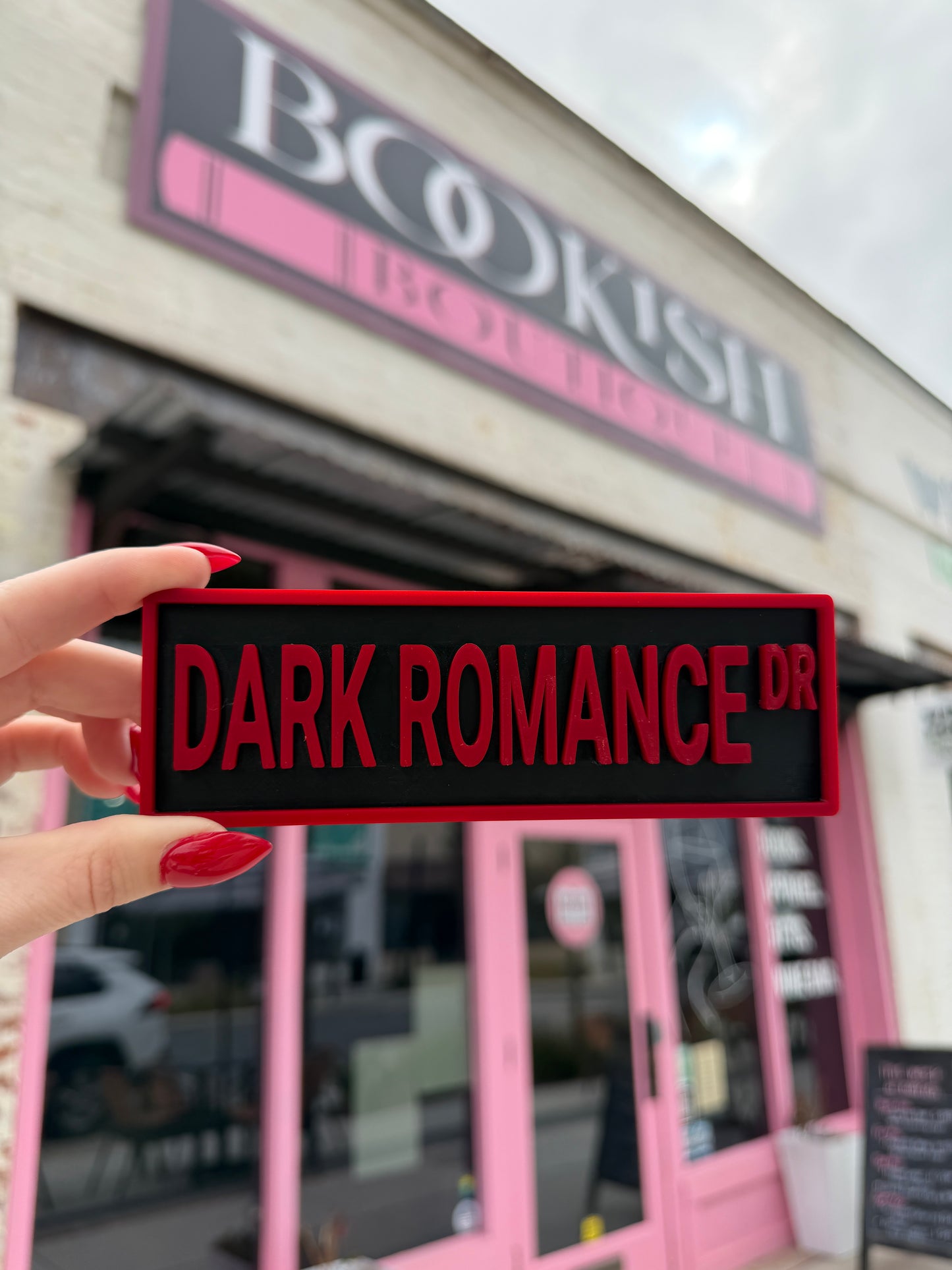Dark Romance Street Sign