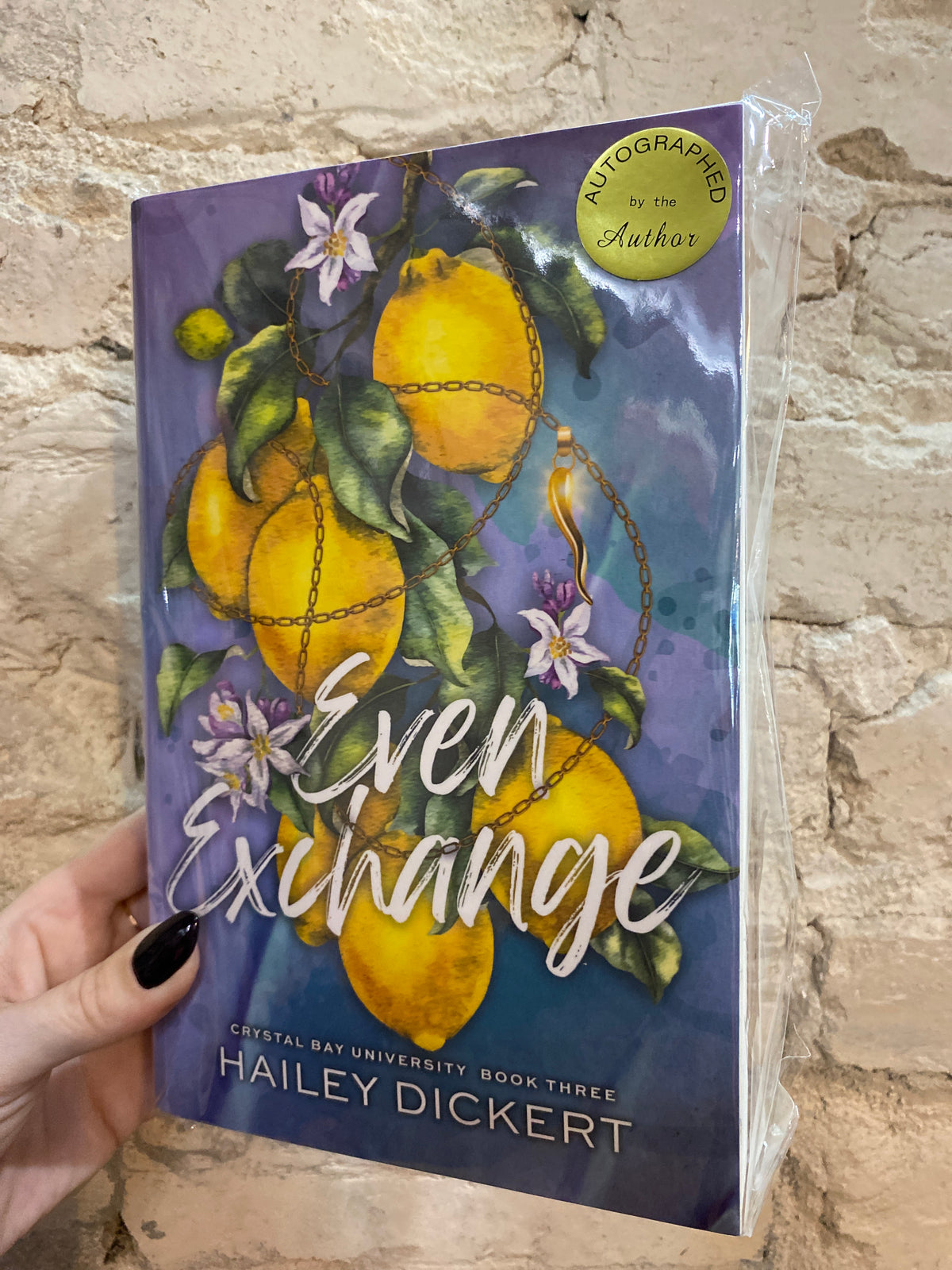 Even Exchange by Hailey Dickert (Crystal Bay University: Book 3) (SIGNED w/ art)