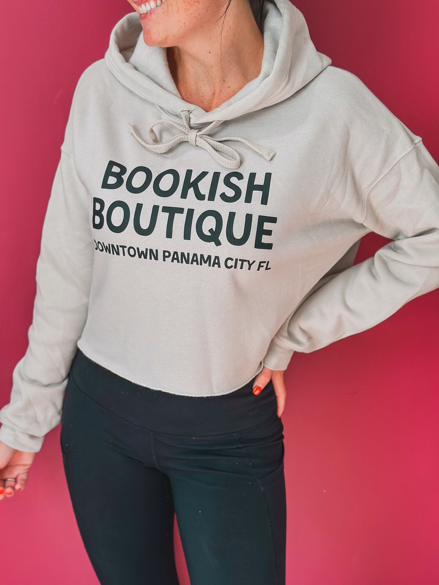 Bookish Boutique Cropped Hoodie