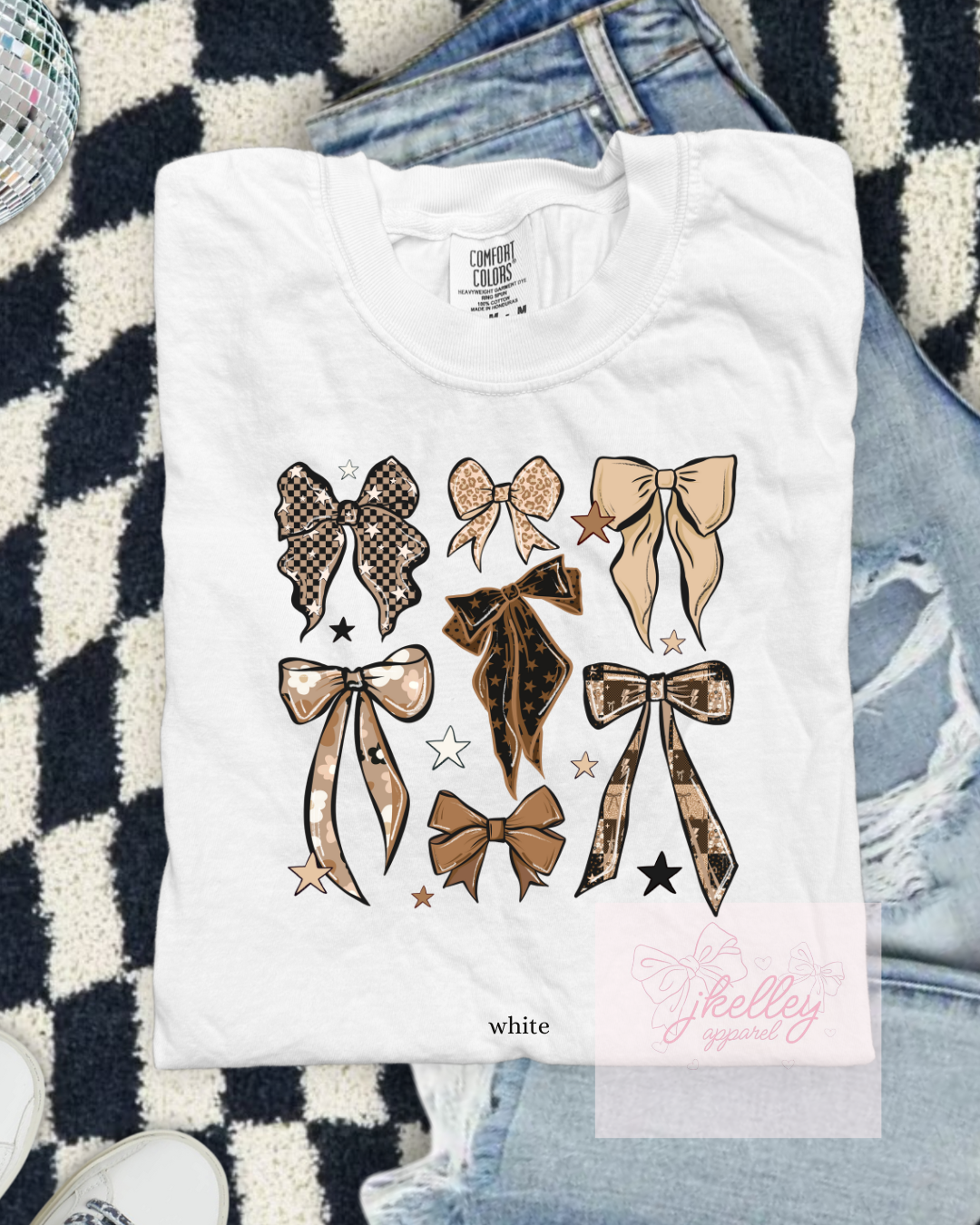 Brown Bows T Shirt