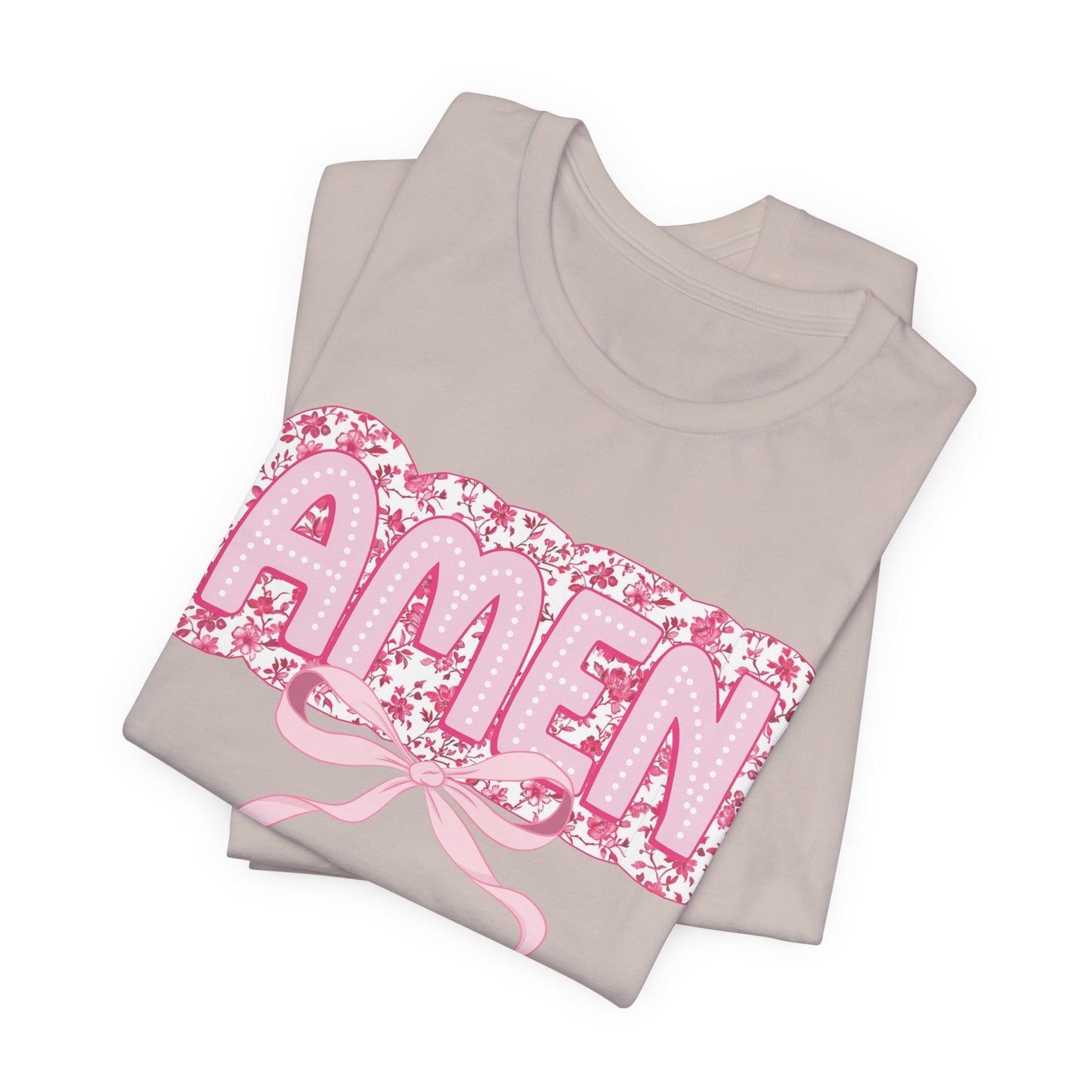 Amen Pink Bow T Shirt