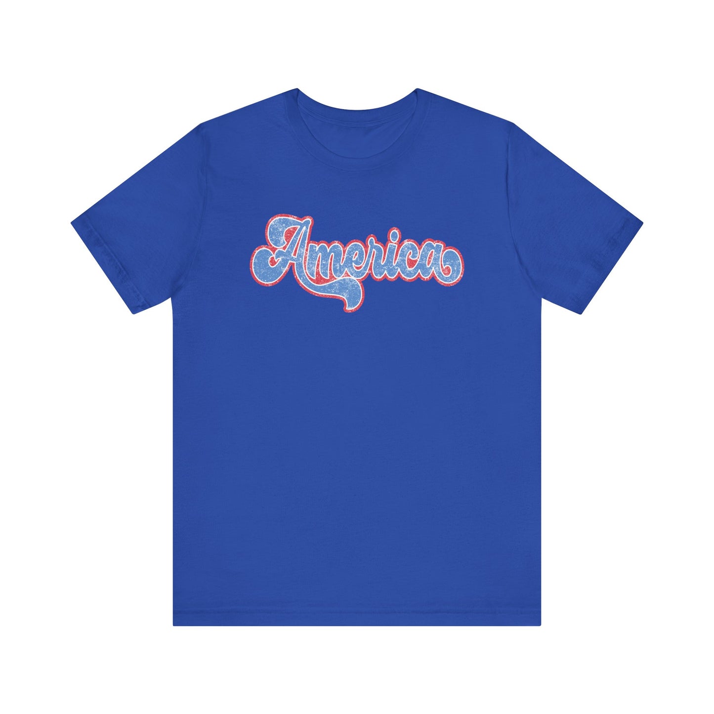 Distressed America T Shirt