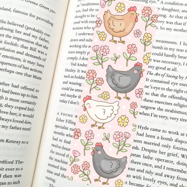 Spring Chickens Bookmark