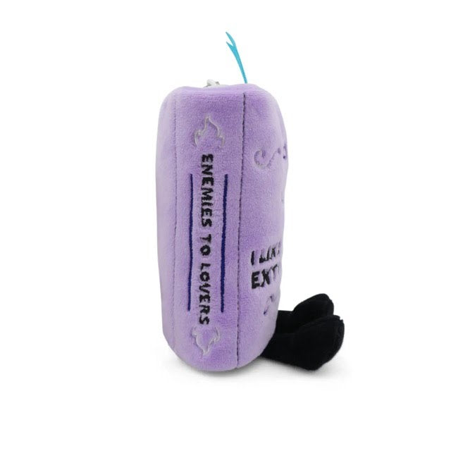 “I Like My Books Extra Spicy” plushie keychain