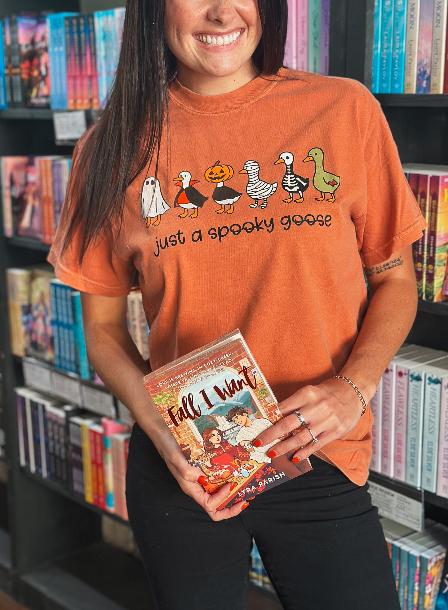 Just a Spooky Goose T Shirt