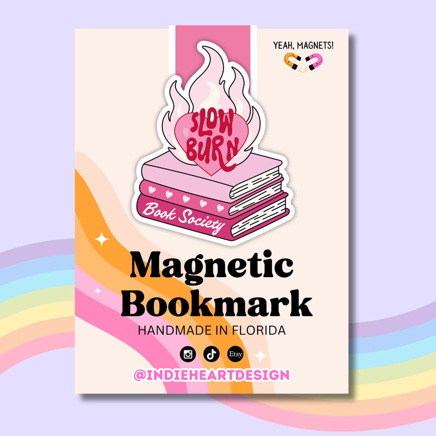 Slow Burn Magnetic Bookmark