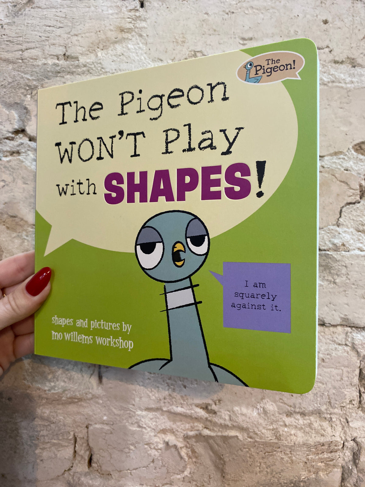 The Pigeon Won’t Play with Shapes
