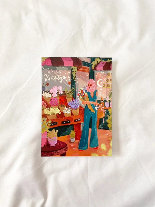 Flower Shop Print 5x7