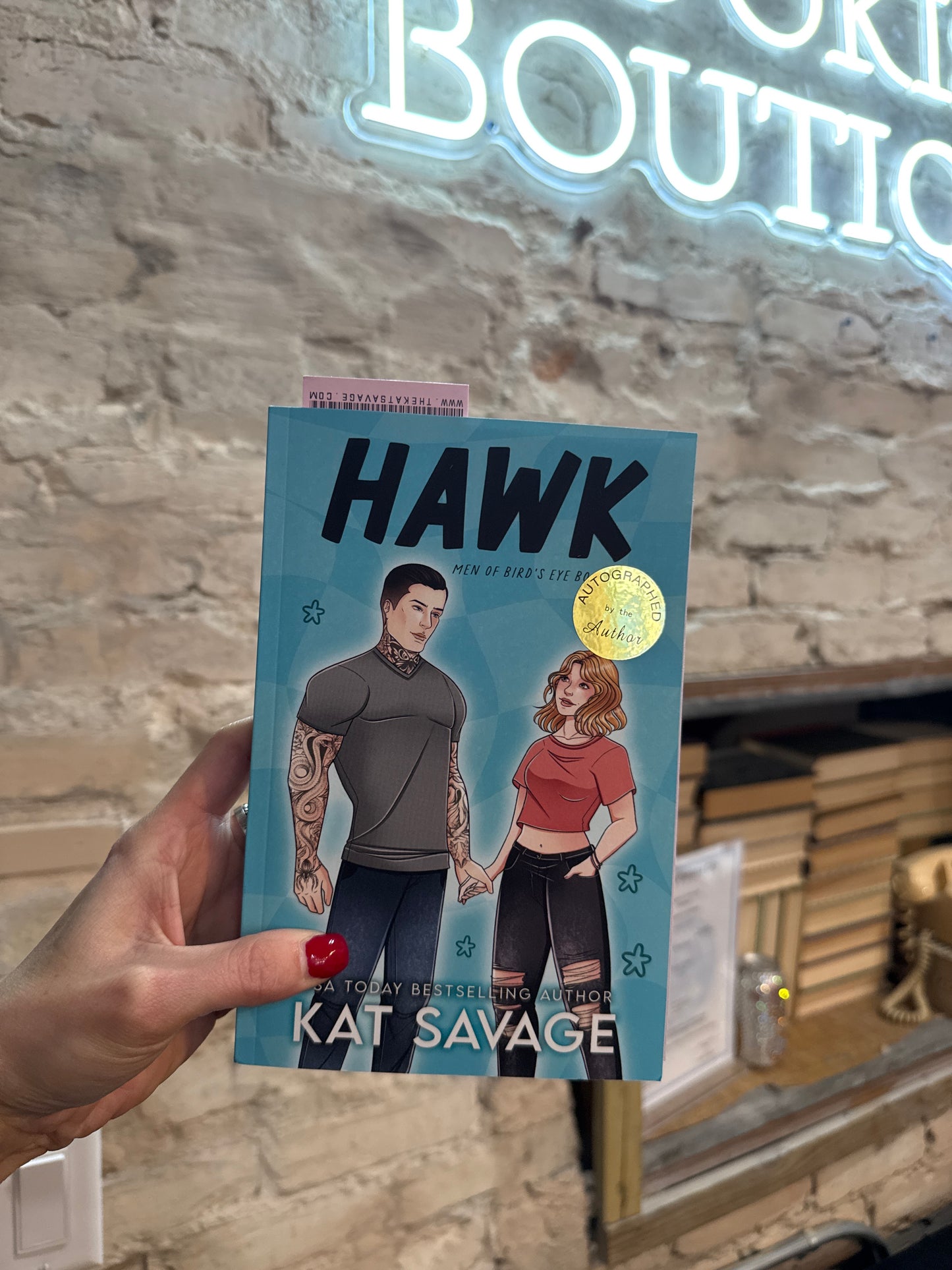 Hawk by Kat Savage (Men of bird’s eye book 1) *SIGNED*