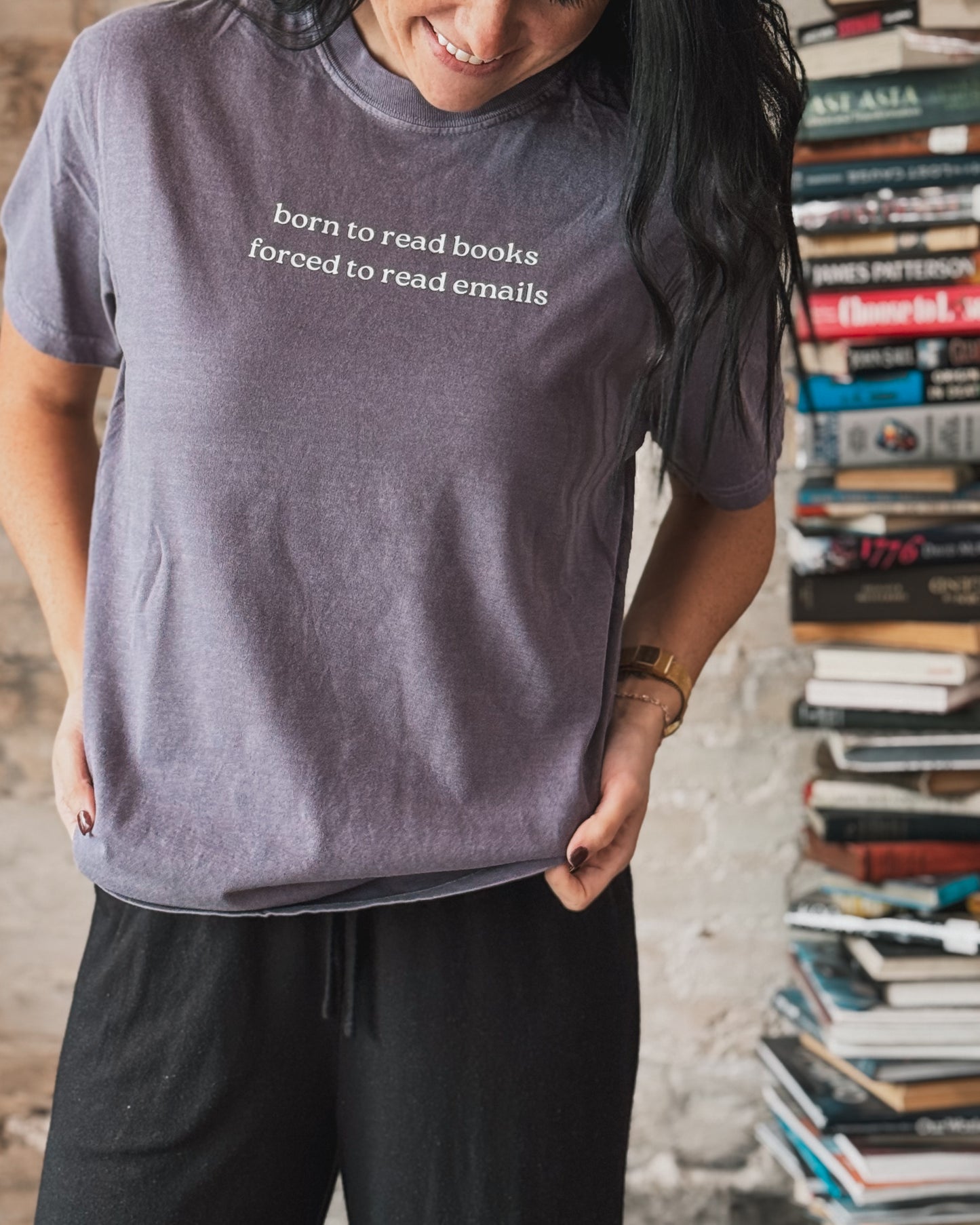 Born to read books, forced to read emails T Shirt
