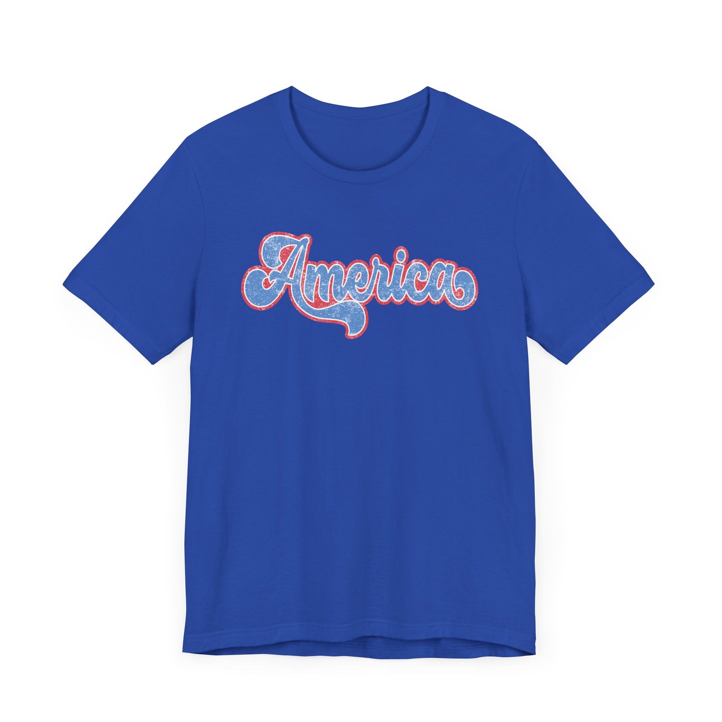 Distressed America T Shirt