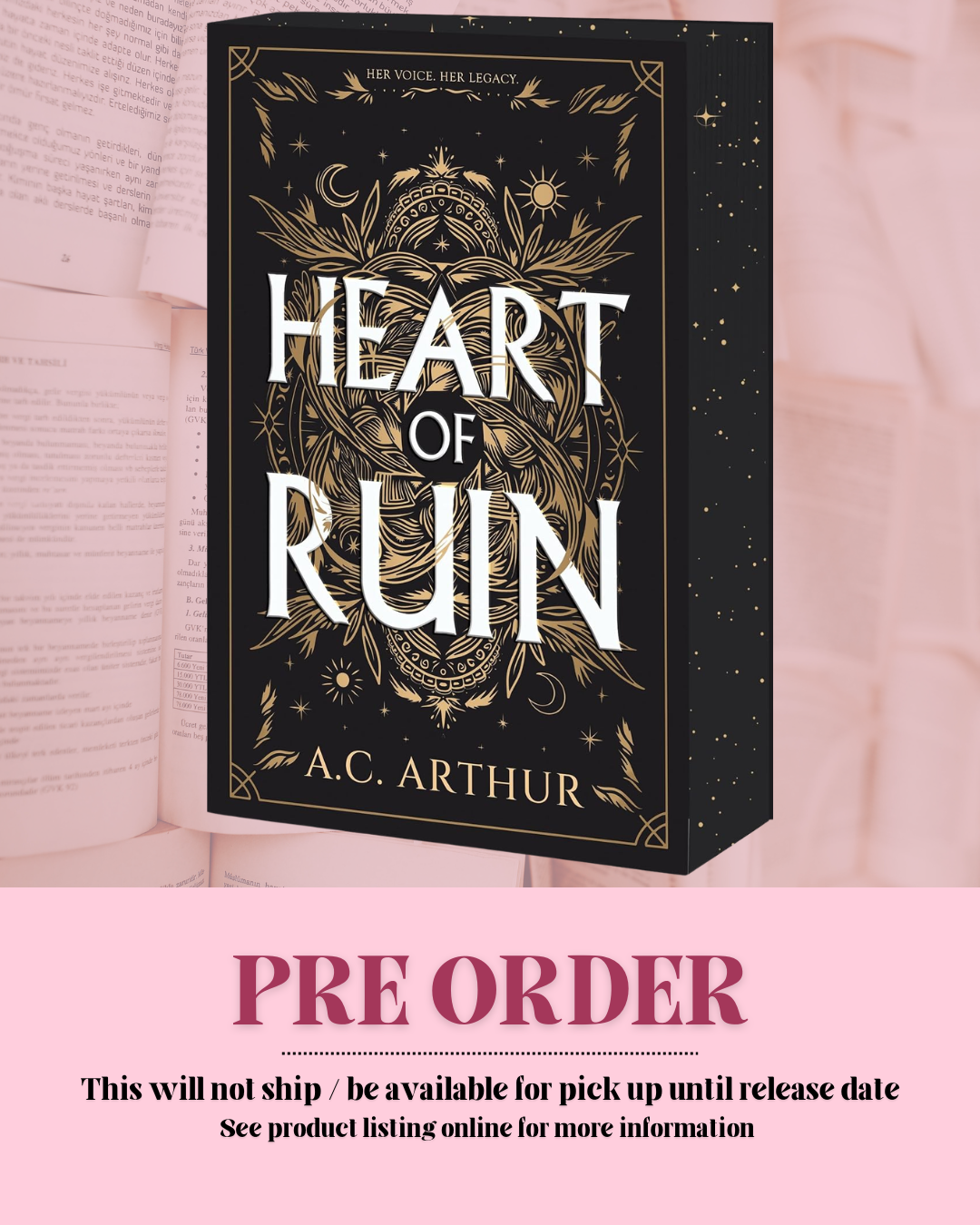 Heart of Ruin by A.C. Arthur *PREORDER*