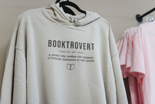 Booktrovert Cropped Hoodie