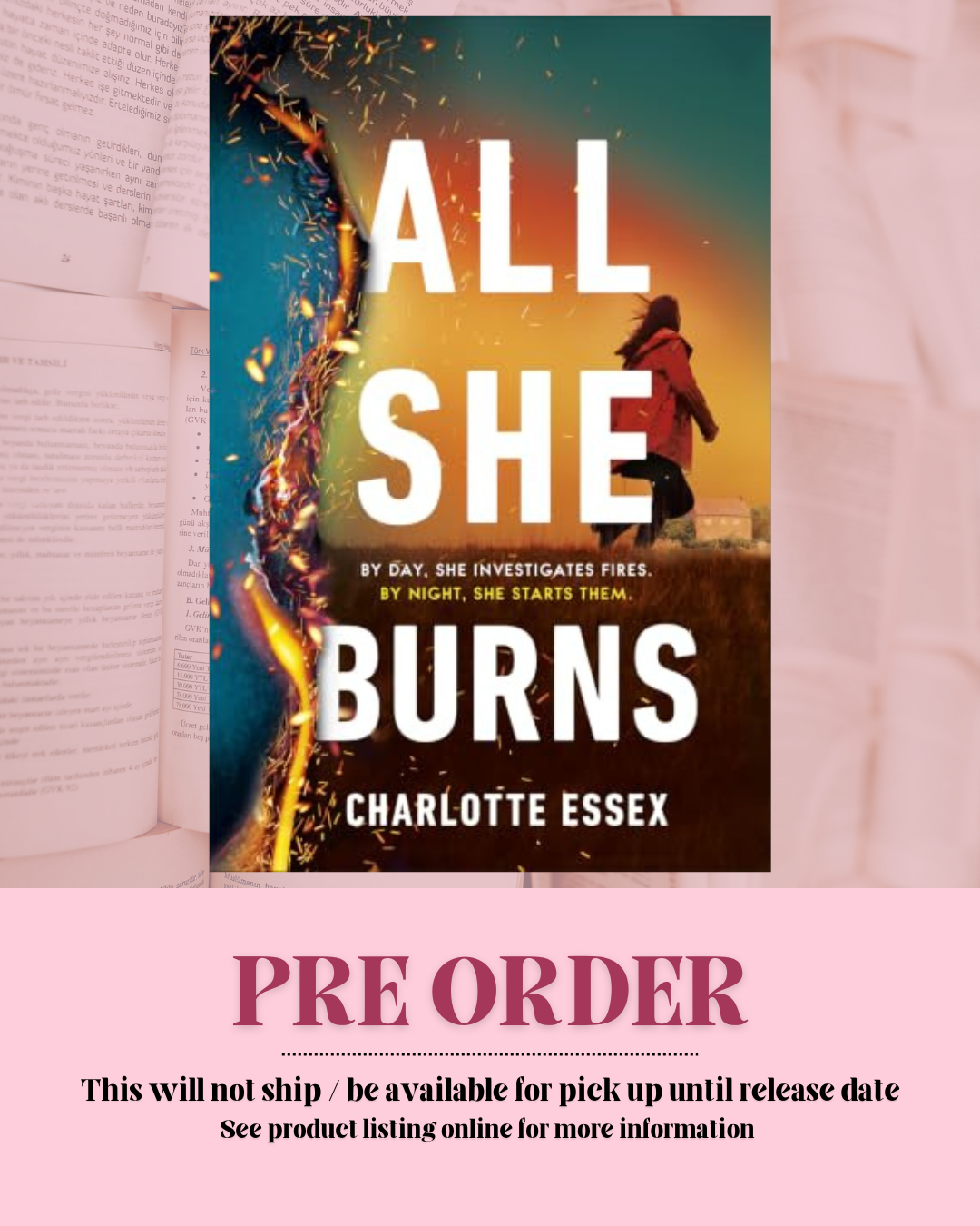 All She Burns by Charlotte Essex *PREORDER*