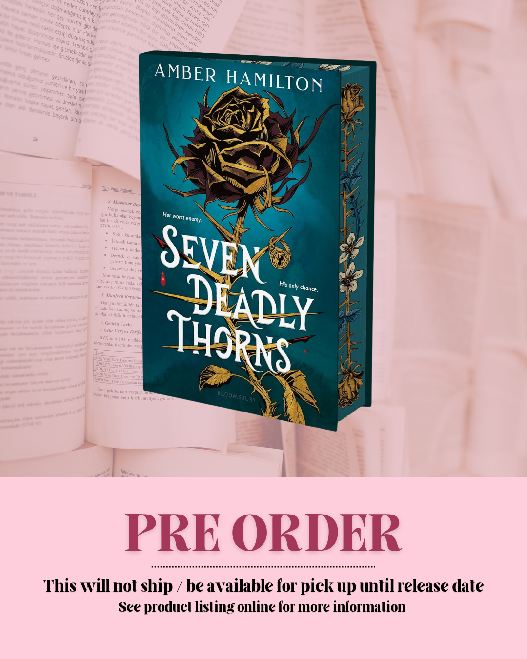 Seven Deadly Thorns *PREORDER*