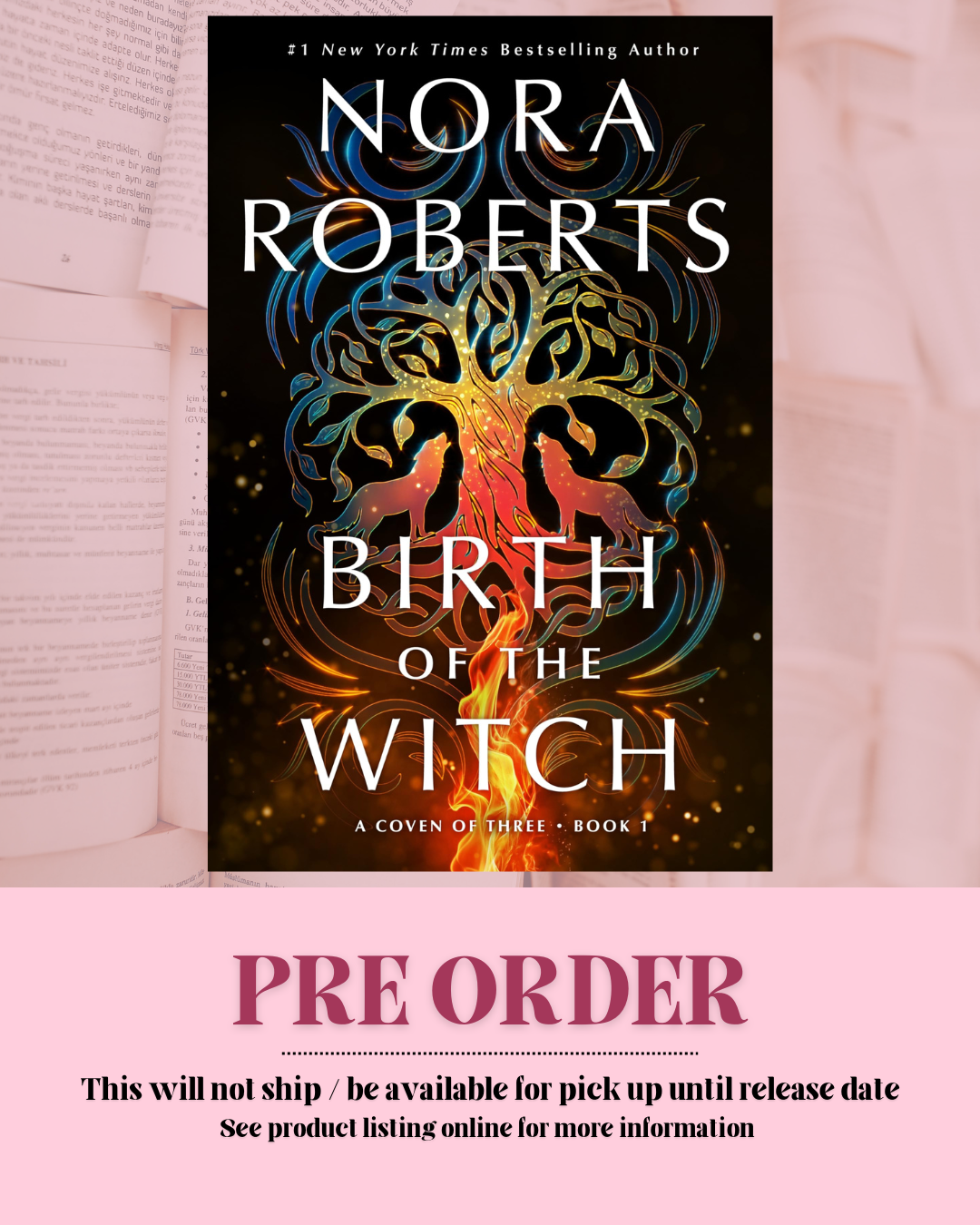 Birth of the Witch by Nora Roberts (A Coven of Three Triology: Book 1) *PREORDER*