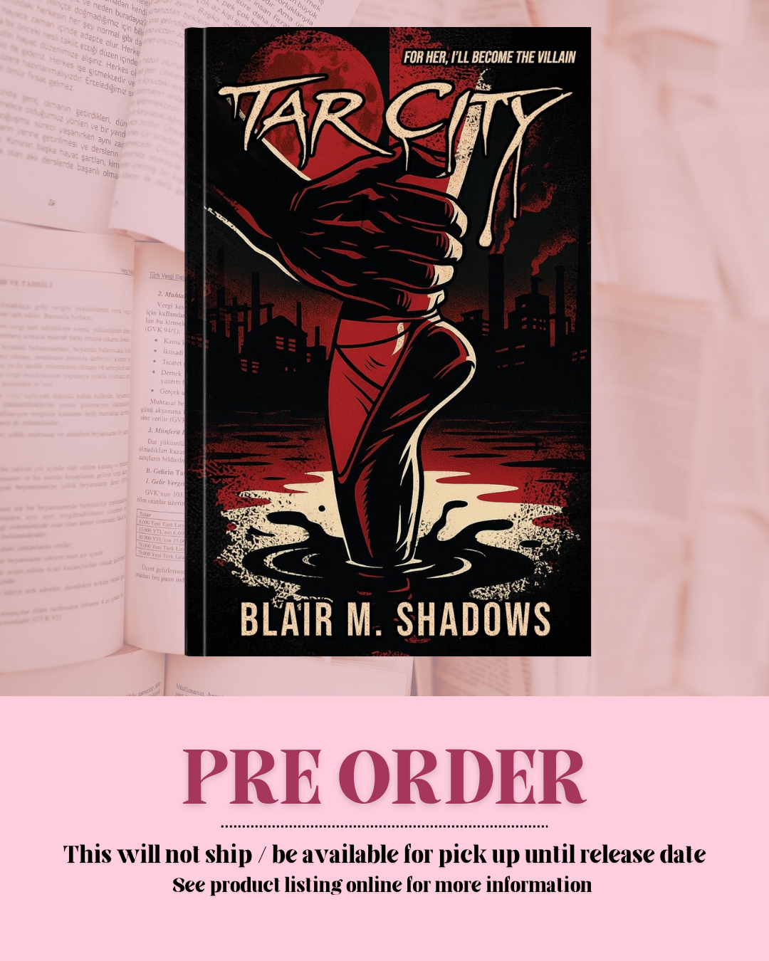 Tar City by Blair M. Shadows (SIGNED BOOK PLATE) *PREORDER*