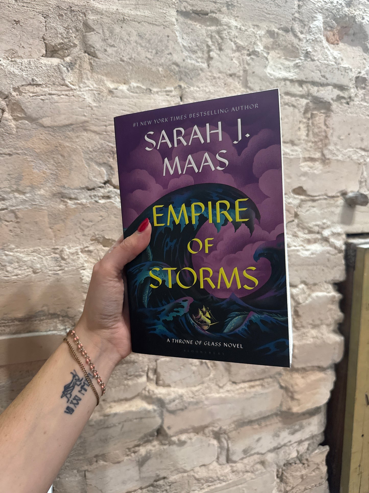 Empire of Storms by Sarah J. Maas (paperback)
