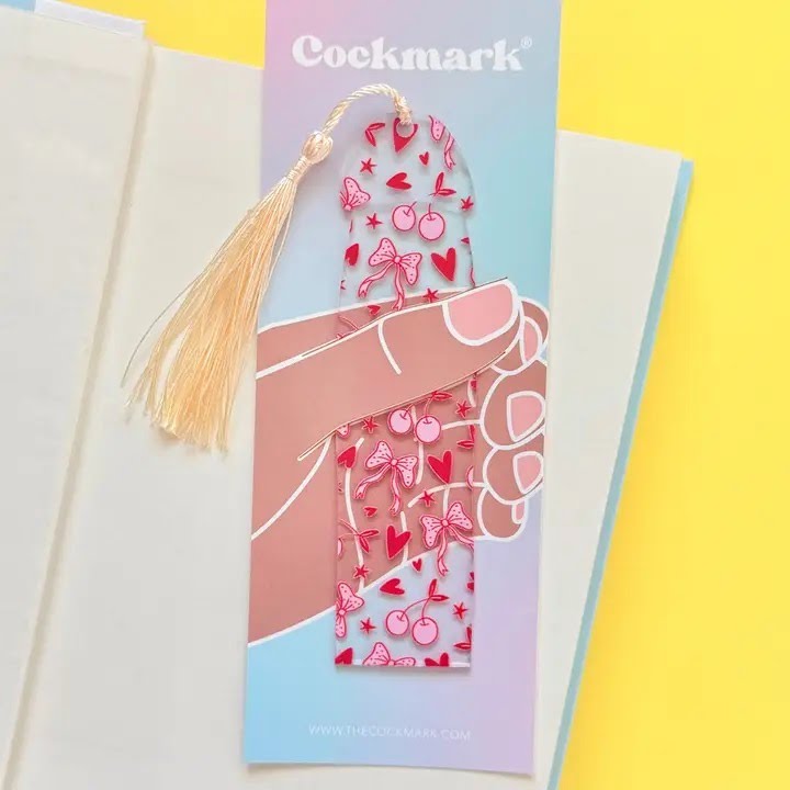 XOXO Cockmark Bookmark