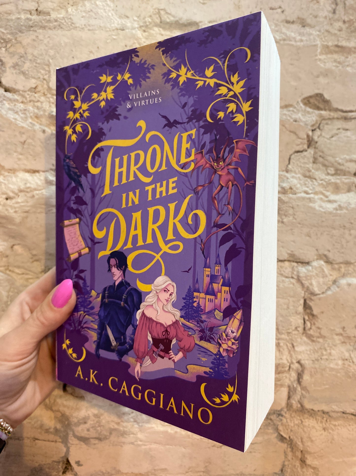 Throne in the Dark by AK Caggiano (Book 1) (Standard Edition)
