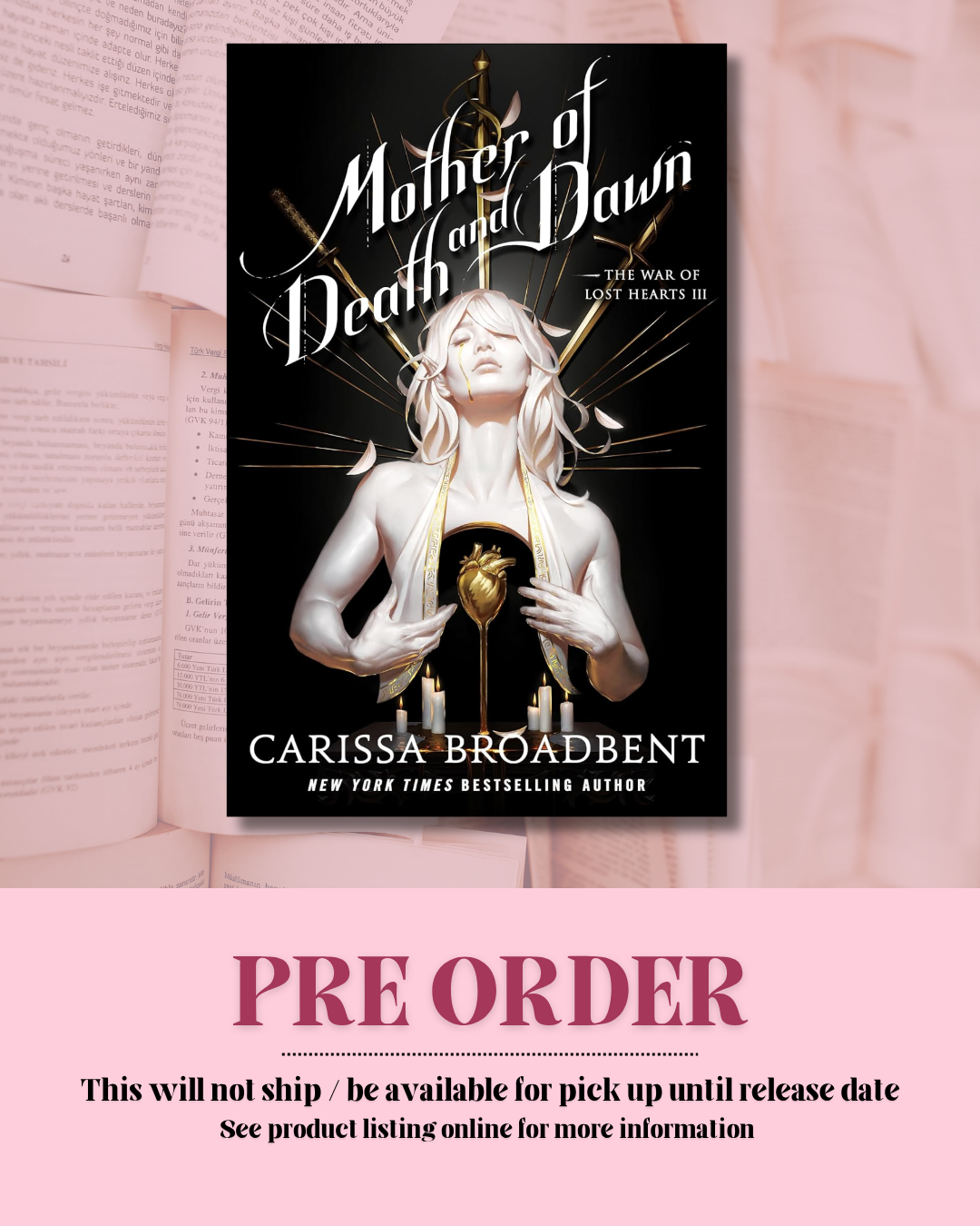 Mother of Death and Dawn by Carissa Broadbent (Book 3) *PREORDER*