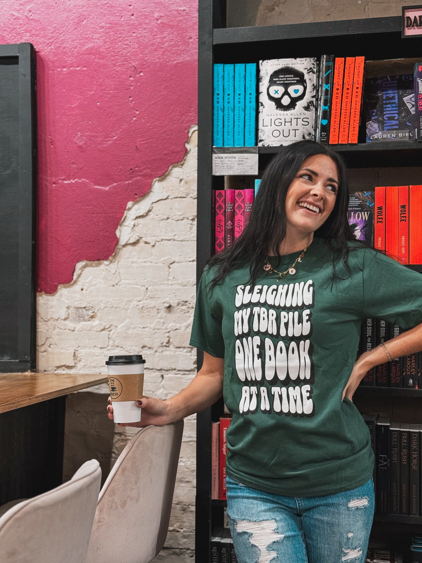 Sleighing my TBR pile T Shirt