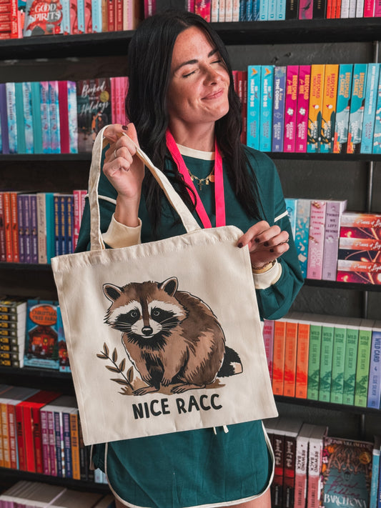 Nice Racc Tote Bag