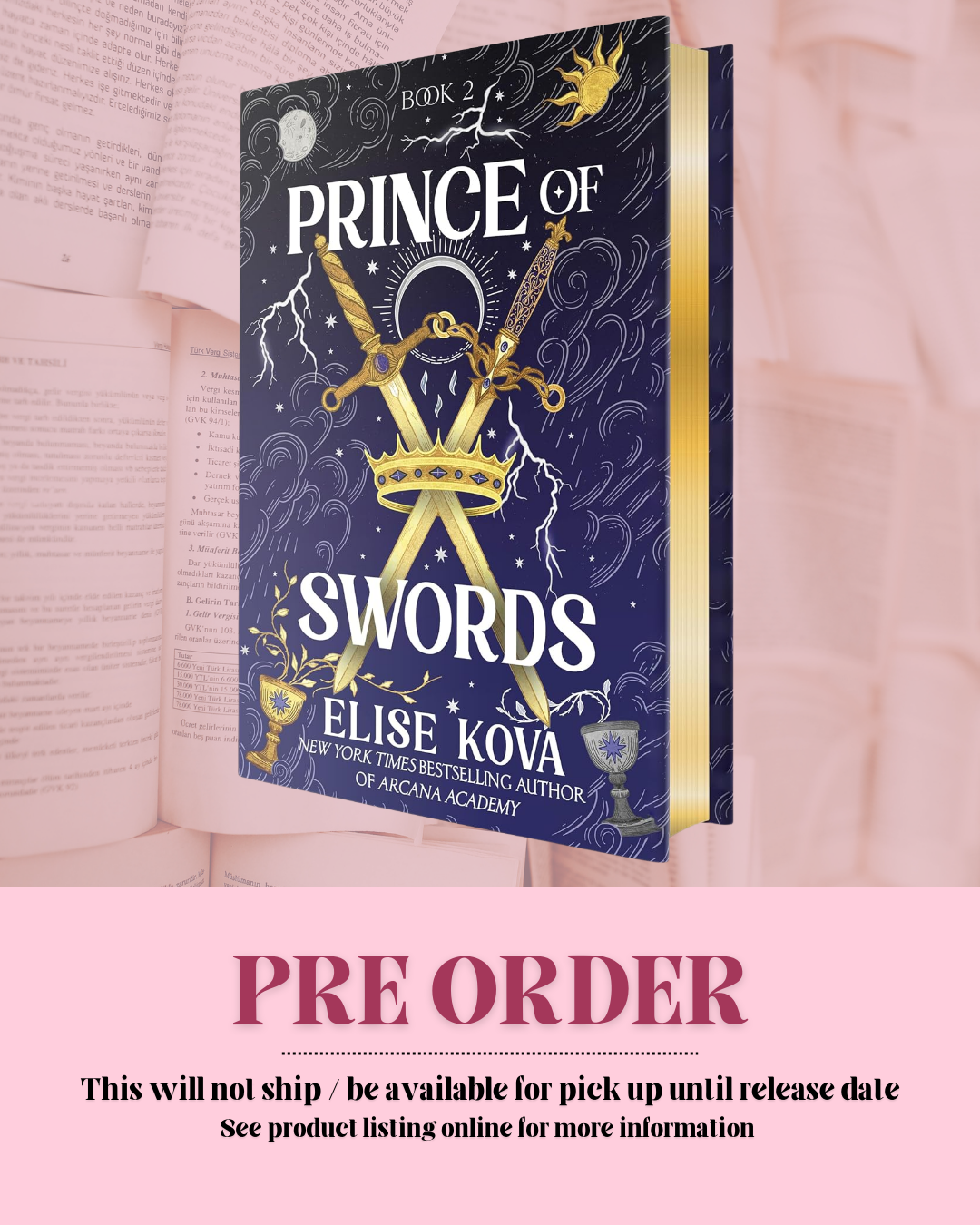 Prince of Swords by Elise Kova (Book 2) *PREORDER*