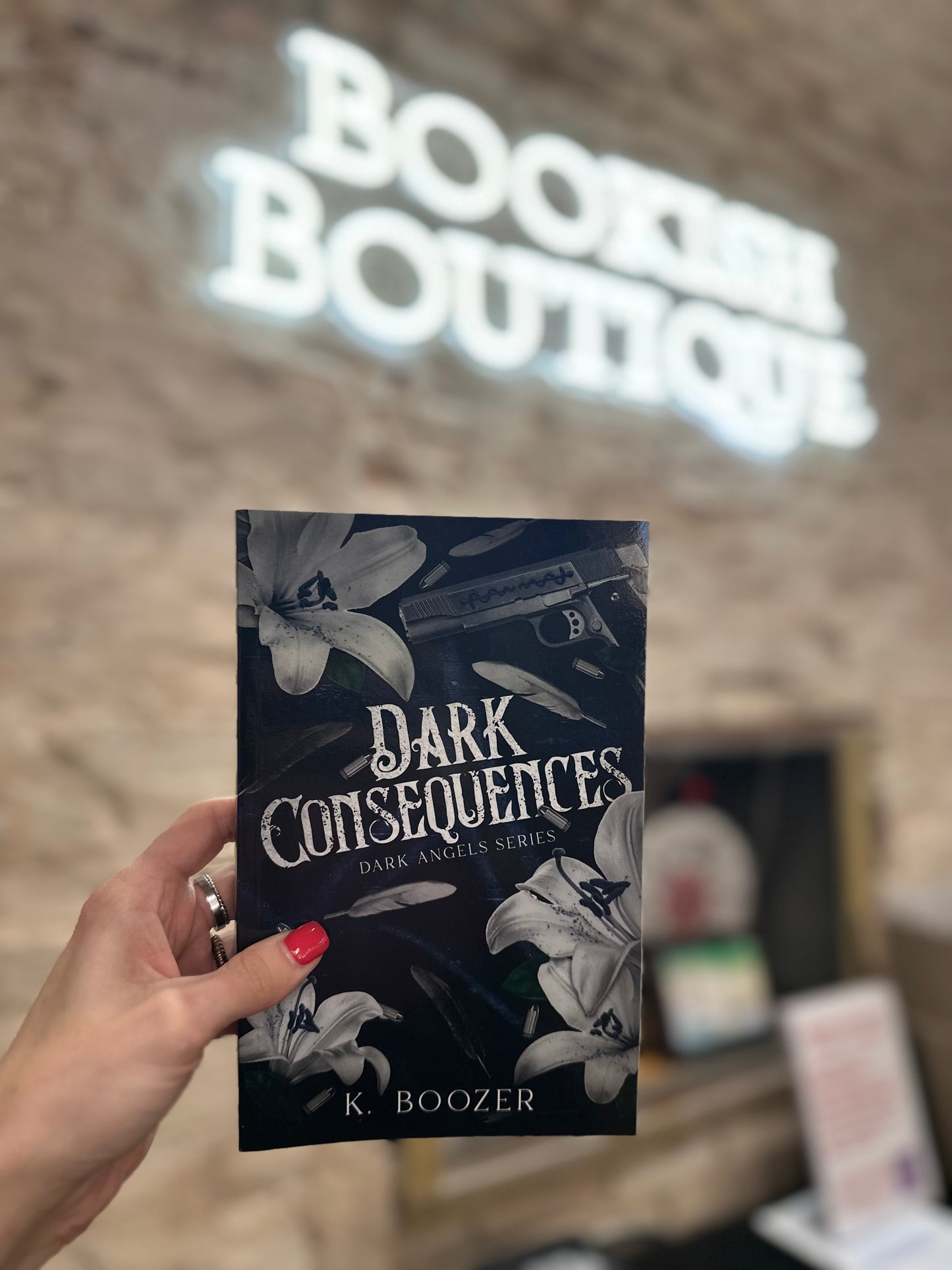 Dark Consequences by K. Boozer *SIGNED*