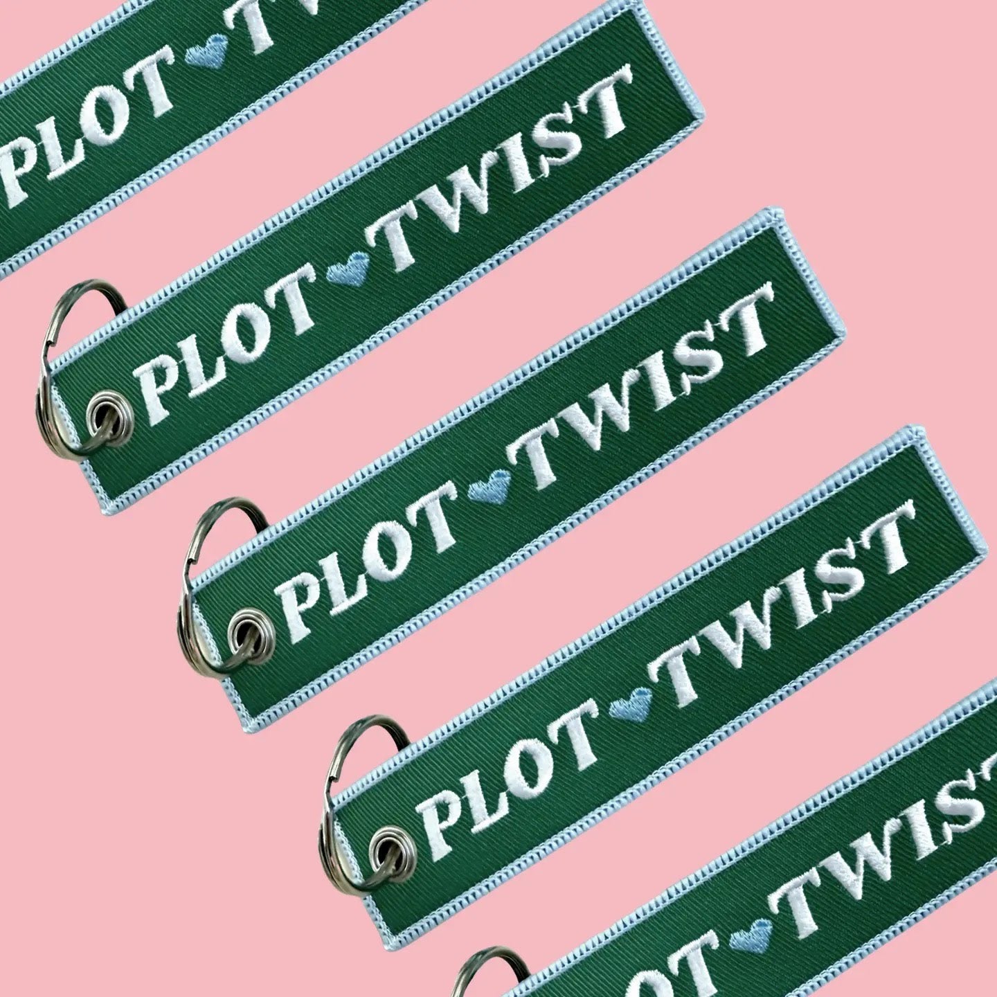 Plot Twist | pull tag keychain