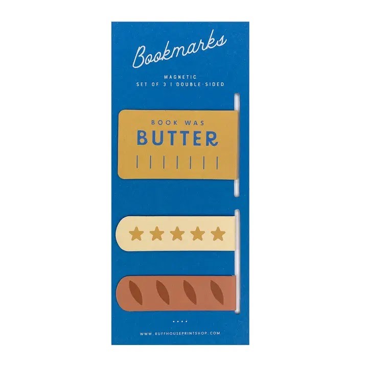 Book Was Butter | Magnetic Bookmark Set