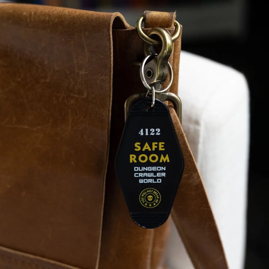 Safe Room Motel Keychain | Dungeon Crawler Carl