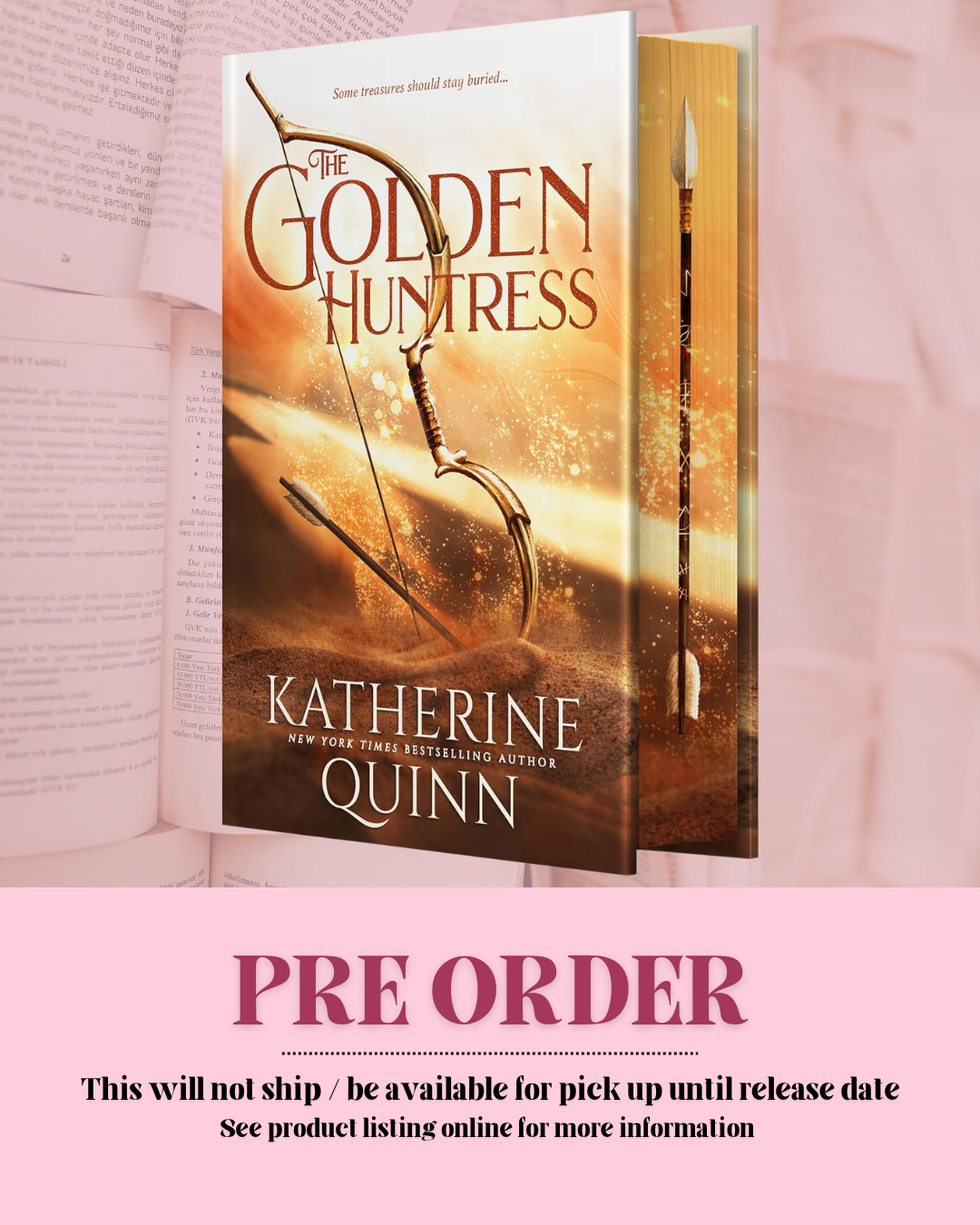 The Golden Huntress by Katherine Quinn *PREORDER*
