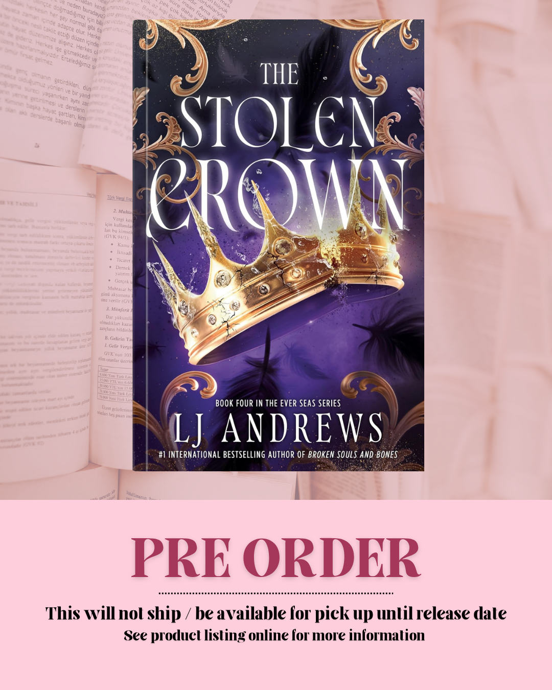 The Stolen Crown by LJ Andrews (Book 4) *PREORDER*