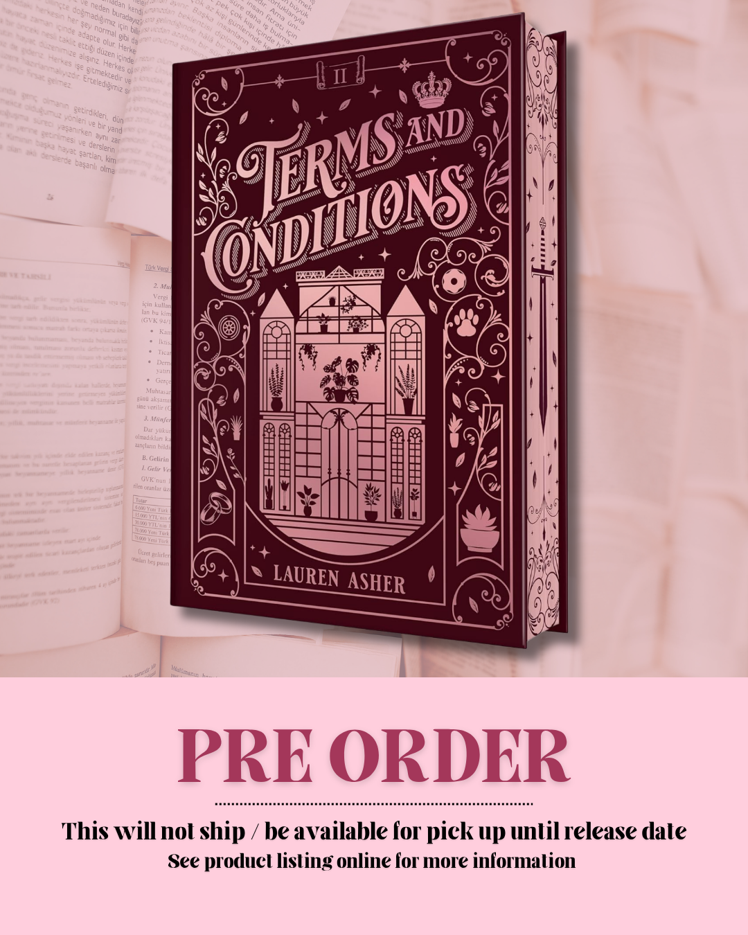 Terms and Conditions by Lauren Asher (Collector's Edition) (Book 2) *PREORDER*