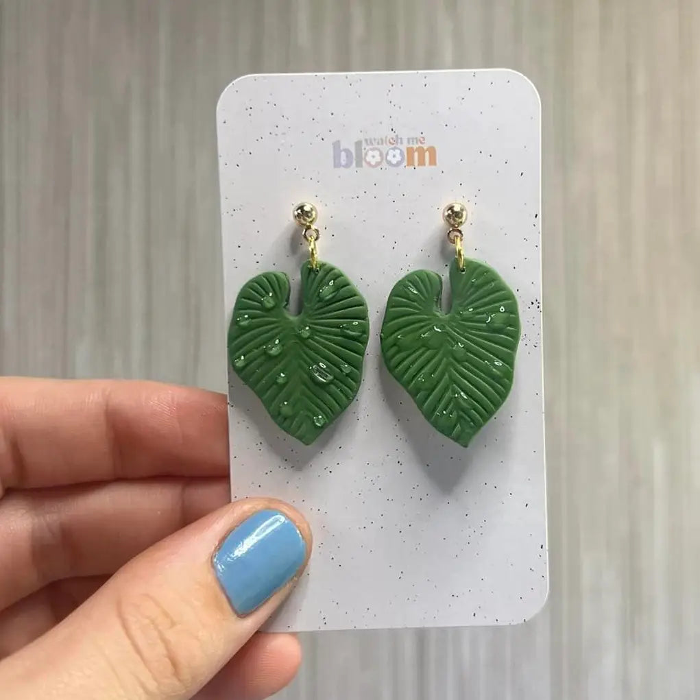 Leaf | Polymer Clay Earrings