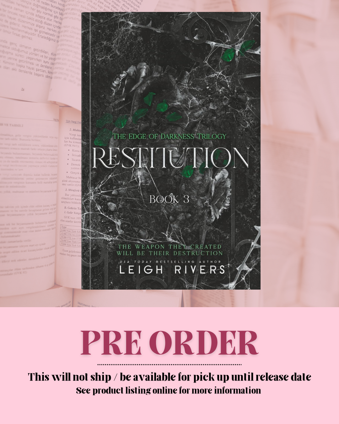 Restitution by Leigh Rivers (Book 3) *PREORDER*