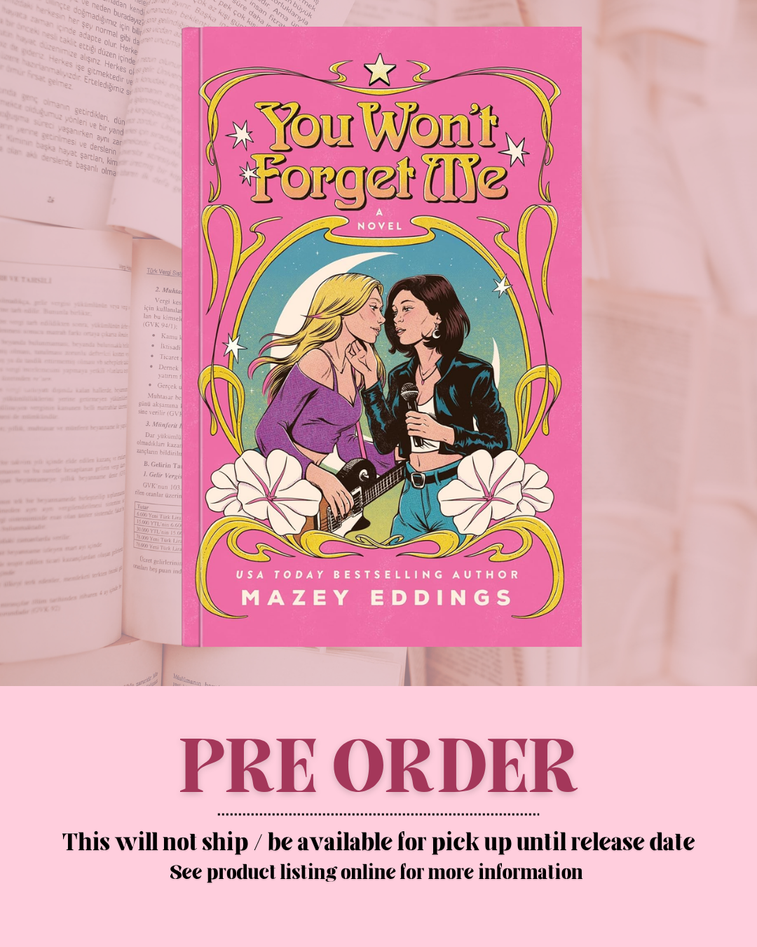 You Won't Forget Me by Mazey Eddings (PREORDER)