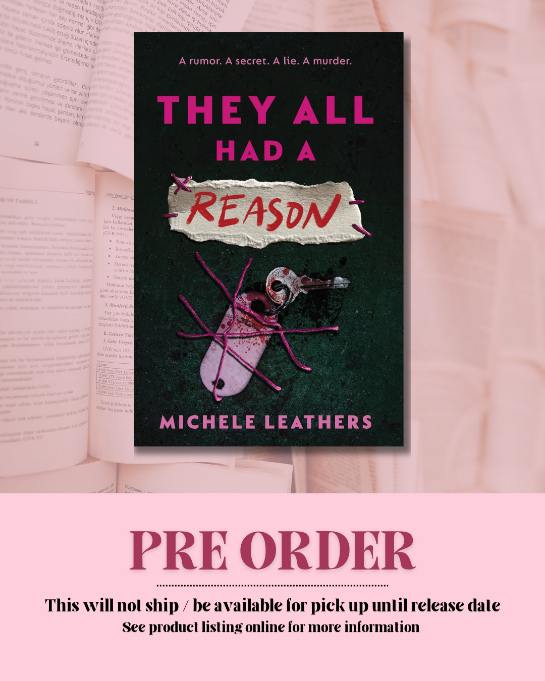 They All Had A Reason *PREORDER*