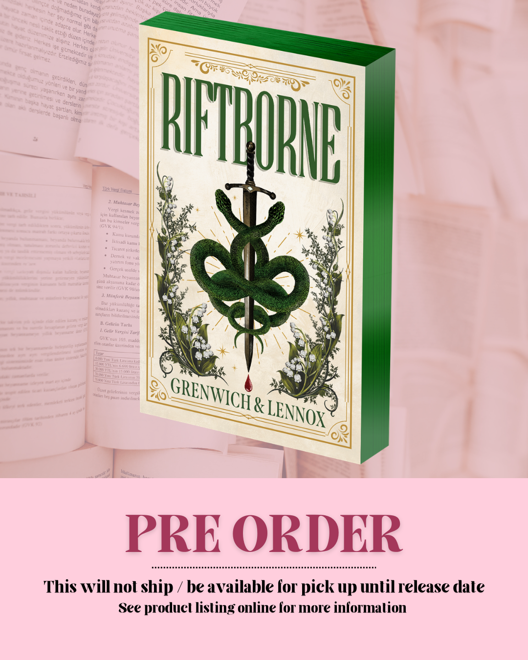 Riftborne by Bree Grenwich (Deluxe Edition) (Esprithean Trilogy: Book 1) *PREORDER*
