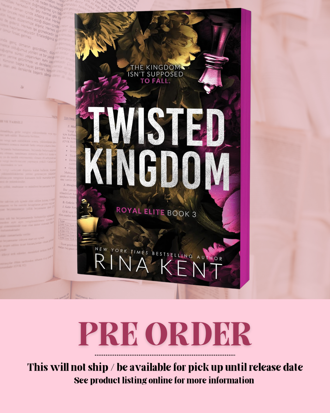 Twisted Kingdom by Rina Kent (Deluxe Edition) (Book 4) *PREORDER*