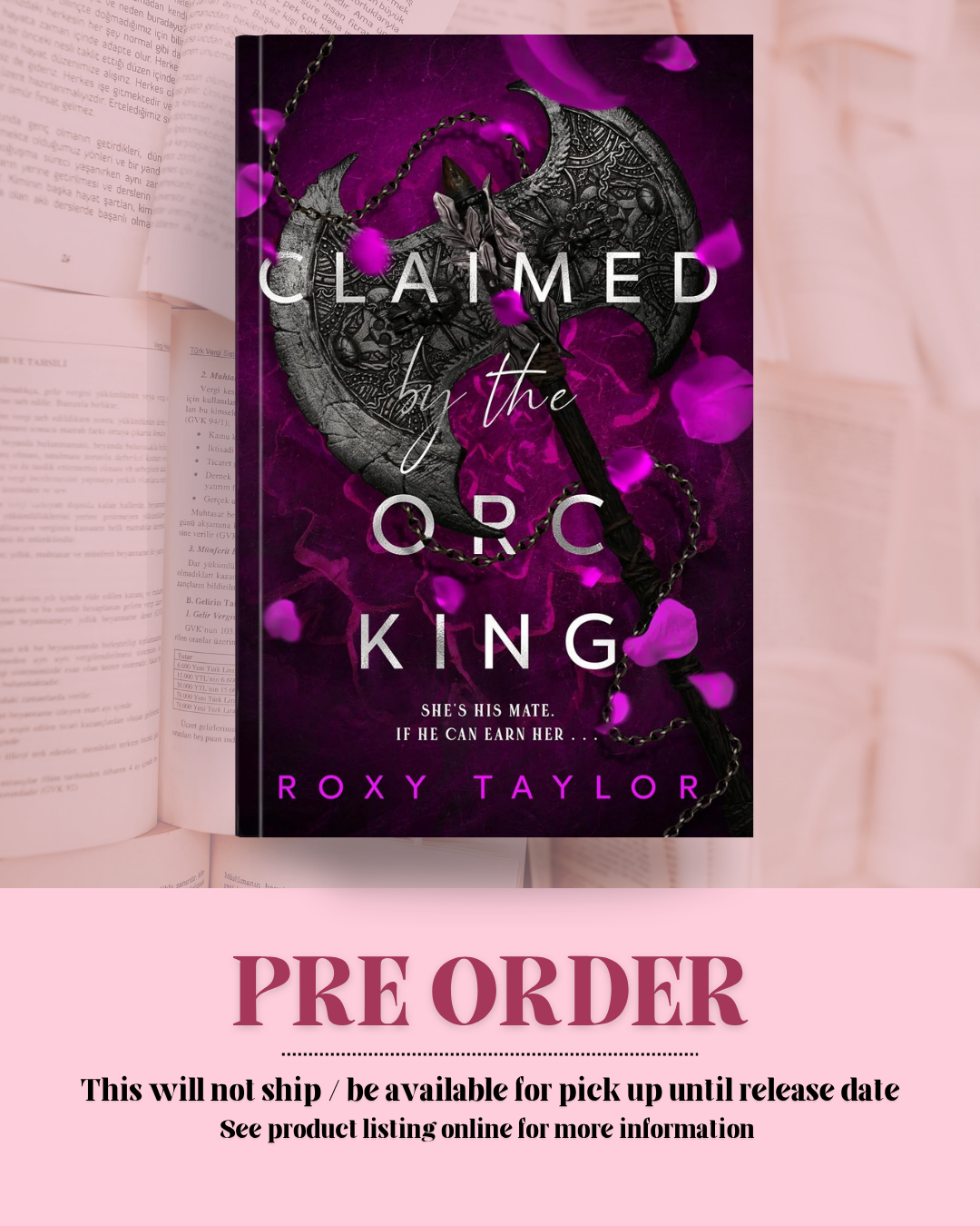 Claimed by the Orc King by Roxy Taylor *PREORDER*