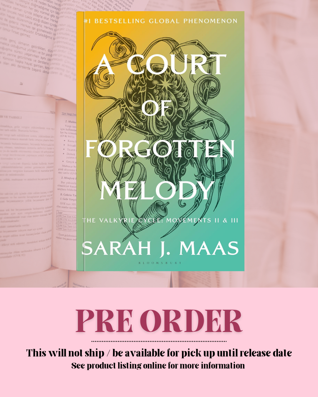 A Court of Forgotten Melody by Sarah J. Maas (ACOTAR 7) *PREORDER*
