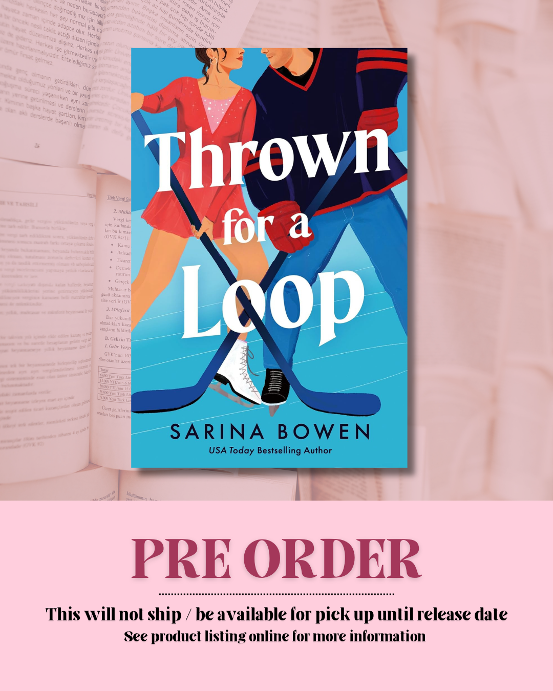 Thrown for a Loop: A New York Legends Hockey Romance *SIGNED*