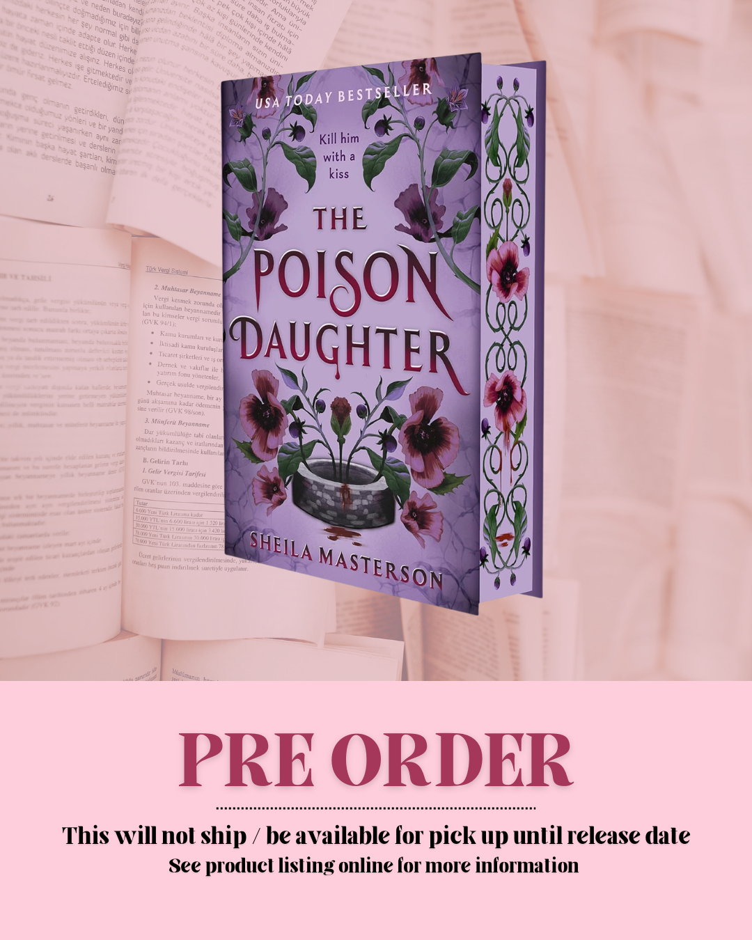 The Poison Daughter by Sheila Masterson *PREORDER*