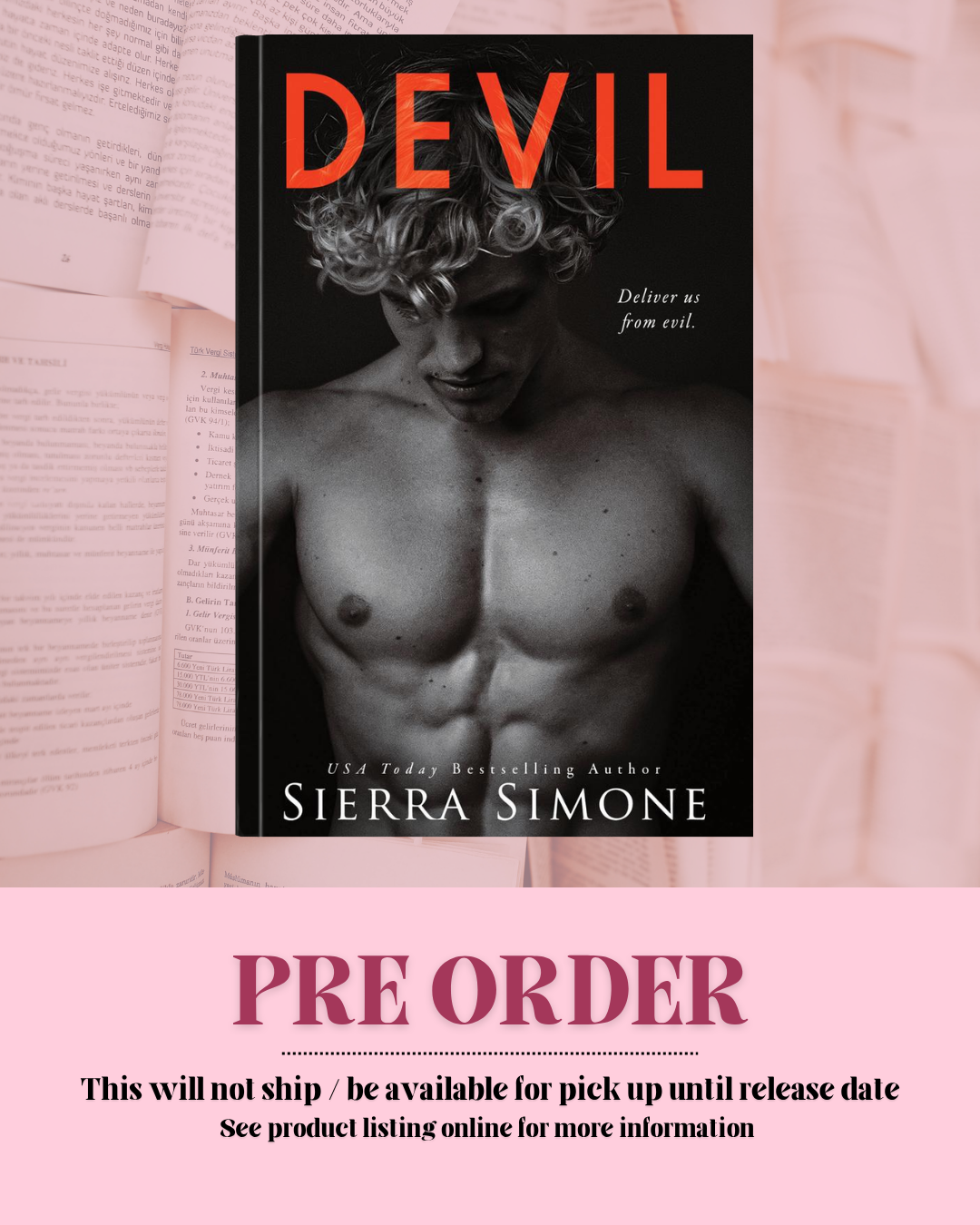 Devil by Sierra Simone (Book 4) *INDIE EXCLUSIVE* *PREORDER*